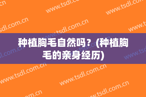 种植胸毛自然吗？(种植胸毛的亲身经历)