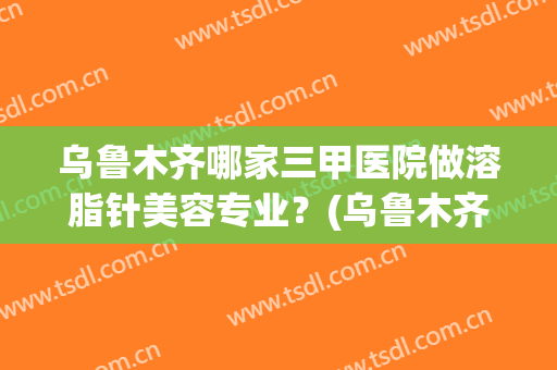 乌鲁木齐哪家三甲医院做溶脂针美容专业？(乌鲁木齐吸脂正规的医院)