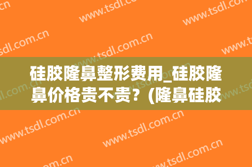 硅胶隆鼻整形费用_硅胶隆鼻价格贵不贵？(隆鼻硅胶多少钱)