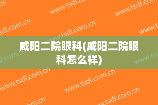 咸阳二院眼科(咸阳二院眼科怎么样)