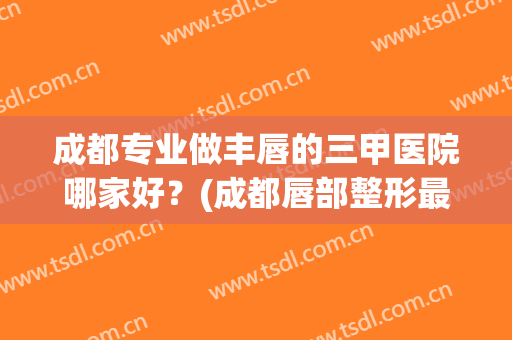 成都专业做丰唇的三甲医院哪家好？(成都唇部整形最好的医生)
