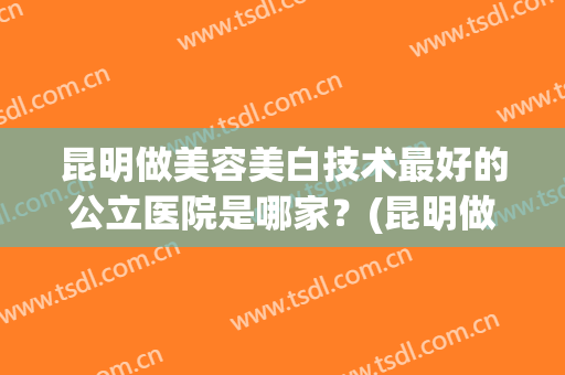 昆明做美容美白技术最好的公立医院是哪家？(昆明做美容美白技术最好的公立医院是哪家好)