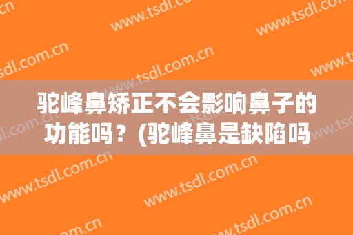 驼峰鼻矫正不会影响鼻子的功能吗？(驼峰鼻是缺陷吗)