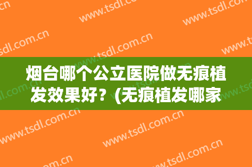 烟台哪个公立医院做无痕植发效果好？(无痕植发哪家医院比较好)