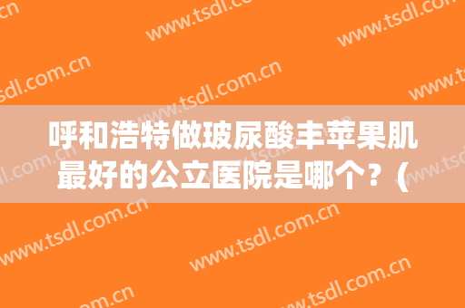 呼和浩特做玻尿酸丰苹果肌最好的公立医院是哪个？(玻尿酸丰苹果肌好吗)
