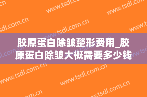 胶原蛋白除皱整形费用_胶原蛋白除皱大概需要多少钱？(打胶原蛋白除皱费用多少)