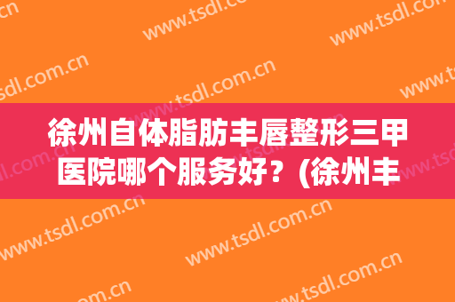 徐州自体脂肪丰唇整形三甲医院哪个服务好？(徐州丰胸哪家最好)