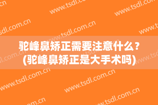 驼峰鼻矫正需要注意什么？(驼峰鼻矫正是大手术吗)
