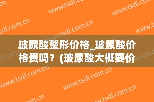 玻尿酸整形价格_玻尿酸价格贵吗？(玻尿酸大概要价格)