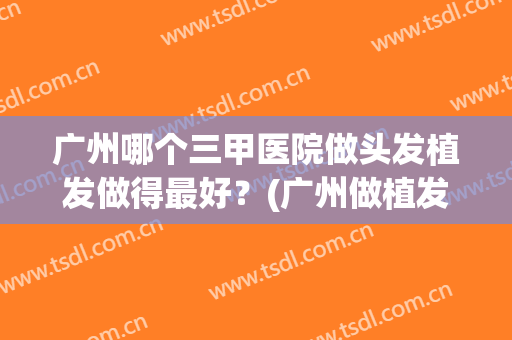 广州哪个三甲医院做头发植发做得最好？(广州做植发最好的医院)