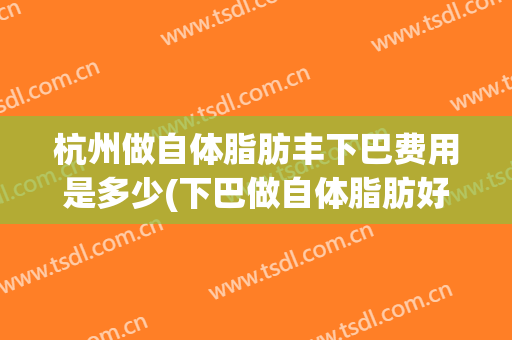 杭州做自体脂肪丰下巴费用是多少(下巴做自体脂肪好吗)