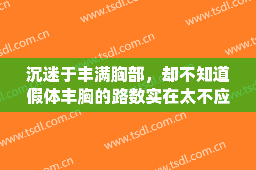 沉迷于丰满胸部，却不知道假体丰胸的路数实在太不应该了(假体丰胸日记)