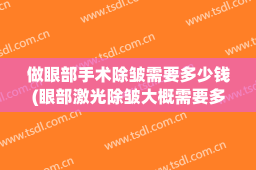 做眼部手术除皱需要多少钱(眼部激光除皱大概需要多少钱)