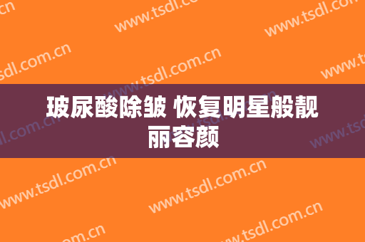 玻尿酸除皱 恢复明星般靓丽容颜