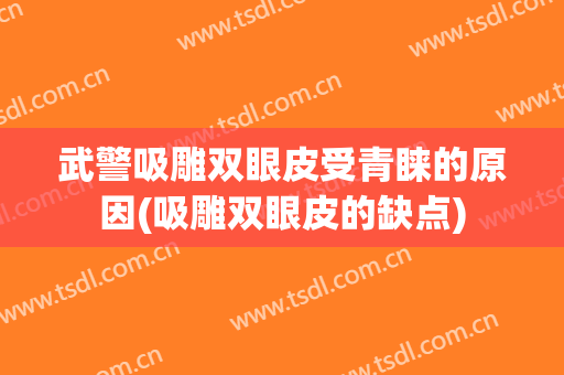 武警吸雕双眼皮受青睐的原因(吸雕双眼皮的缺点)