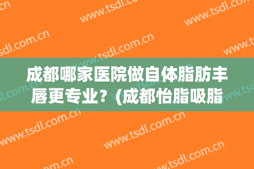 成都哪家医院做自体脂肪丰唇更专业？(成都怡脂吸脂塑形医院)