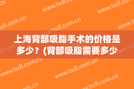 上海背部吸脂手术的价格是多少？(背部吸脂需要多少钱)