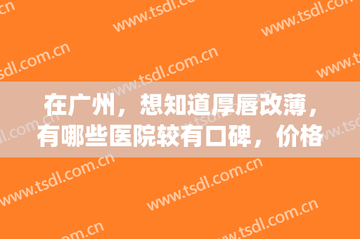 在广州，想知道厚唇改薄，有哪些医院较有口碑，价格性价比高？(广州南方医院厚唇改薄)