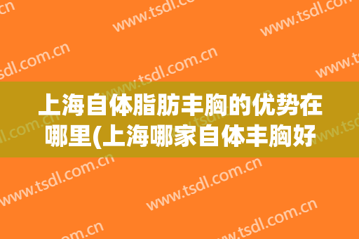 上海自体脂肪丰胸的优势在哪里(上海哪家自体丰胸好)