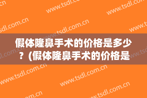 假体隆鼻手术的价格是多少？(假体隆鼻手术的价格是多少)