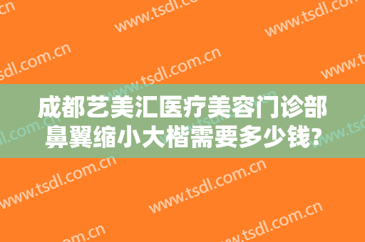 成都艺美汇医疗美容门诊部鼻翼缩小大楷需要多少钱?好不好?