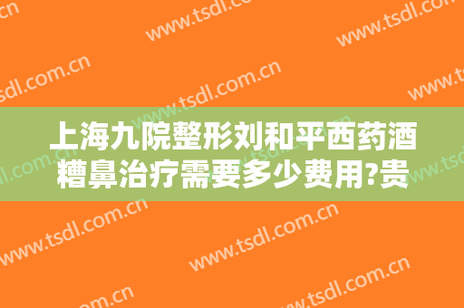 上海九院整形刘和平西药酒糟鼻治疗需要多少费用?贵不贵?