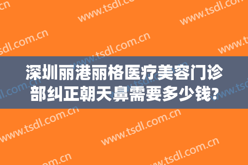 深圳丽港丽格医疗美容门诊部纠正朝天鼻需要多少钱?效果怎么样?(丽港医疗美容整形医院地址)