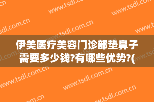 伊美医疗美容门诊部垫鼻子需要多少钱?有哪些优势?(伊美医疗美容门诊部垫鼻子需要多少钱?有哪些优势呢)