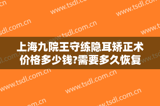 上海九院王守练隐耳矫正术价格多少钱?需要多久恢复?