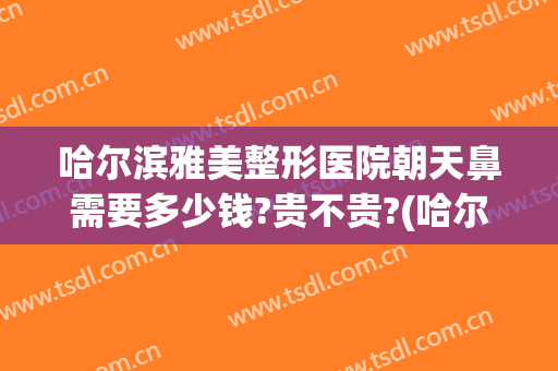 哈尔滨雅美整形医院朝天鼻需要多少钱?贵不贵?(哈尔滨整容鼻子费用)