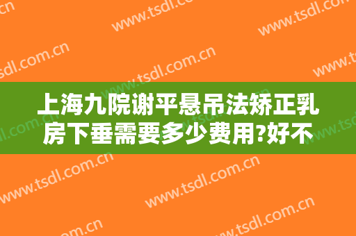 上海九院谢平悬吊法矫正乳房下垂需要多少费用?好不好?
