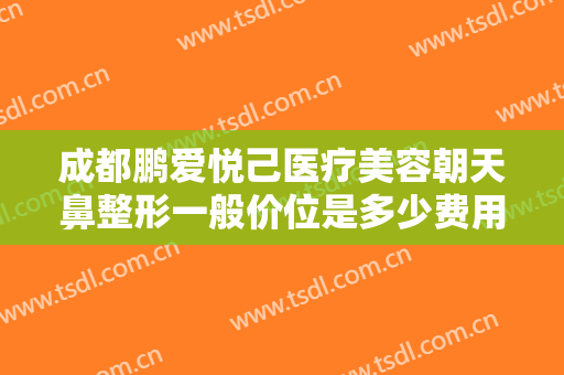 成都鹏爱悦己医疗美容朝天鼻整形一般价位是多少费用?需要多久恢复?