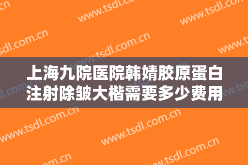 上海九院医院韩婧胶原蛋白注射除皱大楷需要多少费用?可靠吗?