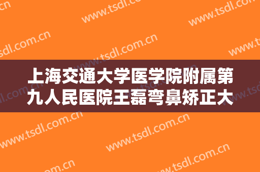 上海交通大学医学院附属第九人民医院王磊弯鼻矫正大楷需要多少钱?贵不贵?