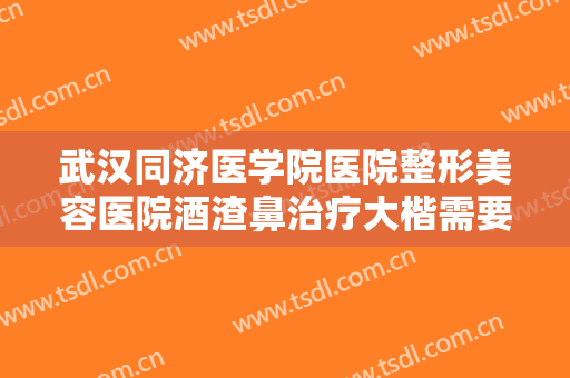 武汉同济医学院医院整形美容医院酒渣鼻治疗大楷需要多少费用?靠谱吗?