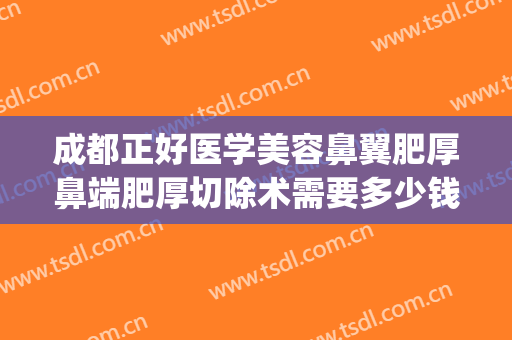 成都正好医学美容鼻翼肥厚鼻端肥厚切除术需要多少钱?可靠吗?(鼻头大鼻翼宽整容需要多少钱)