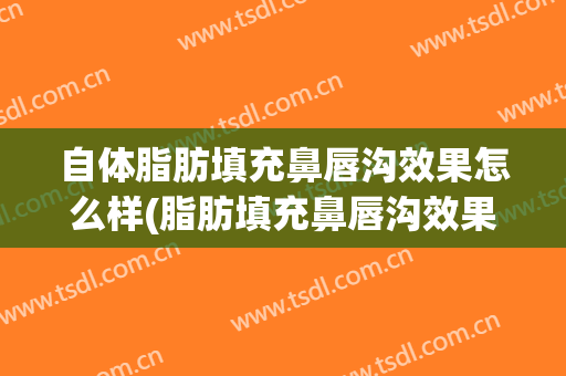 自体脂肪填充鼻唇沟效果怎么样(脂肪填充鼻唇沟效果好吗)