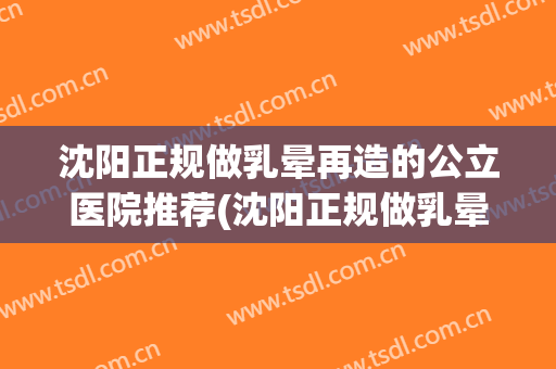 沈阳正规做乳晕再造的公立医院推荐(沈阳正规做乳晕再造的公立医院推荐一下)