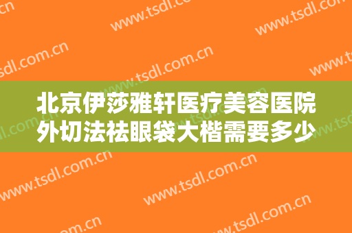 北京伊莎雅轩医疗美容医院外切法祛眼袋大楷需要多少费用?好不好?