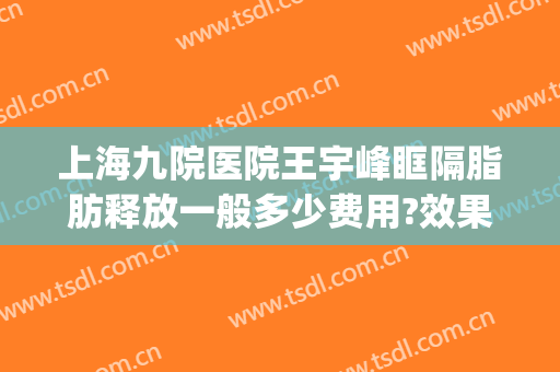 上海九院医院王宇峰眶隔脂肪释放一般多少费用?效果怎么样?(上海九院谢峰脂肪填充怎么样)