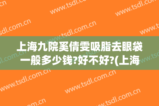 上海九院奚倩雯吸脂去眼袋一般多少钱?好不好?(上海九院吸脂专家)