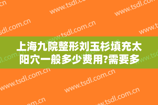 上海九院整形刘玉杉填充太阳穴一般多少费用?需要多久恢复?