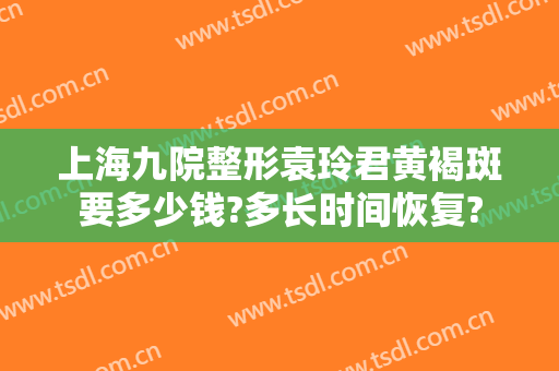 上海九院整形袁玲君黄褐斑要多少钱?多长时间恢复?
