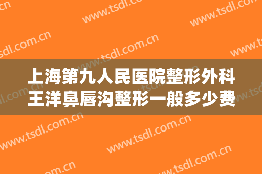上海第九人民医院整形外科王洋鼻唇沟整形一般多少费用?贵不贵?(上海九院唇部整形手术价格)