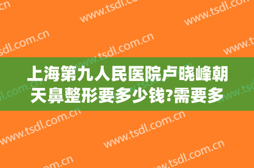 上海第九人民医院卢晓峰朝天鼻整形要多少钱?需要多久恢复?(上海第九人民医院鼻子整形)