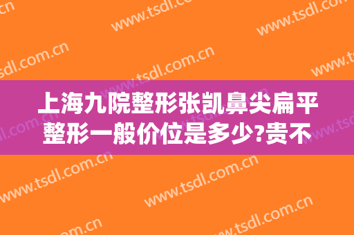 上海九院整形张凯鼻尖扁平整形一般价位是多少?贵不贵?(上海第九整形美容医院隆鼻)