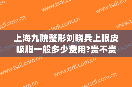 上海九院整形刘晓兵上眼皮吸脂一般多少费用?贵不贵?(上海九院杨军整形手术)