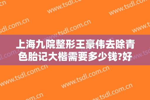 上海九院整形王豪伟去除青色胎记大楷需要多少钱?好不好?