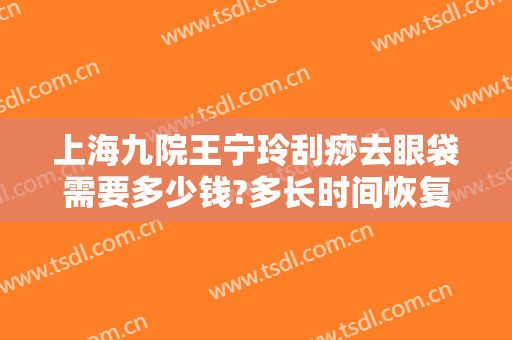 上海九院王宁玲刮痧去眼袋需要多少钱?多长时间恢复?