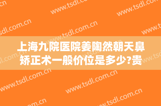 上海九院医院姜陶然朝天鼻矫正术一般价位是多少?贵不贵?(上海九院隆鼻整形价格)